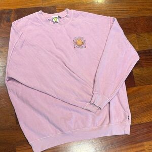 Billabong Light Pink Smiley Sweatshirt